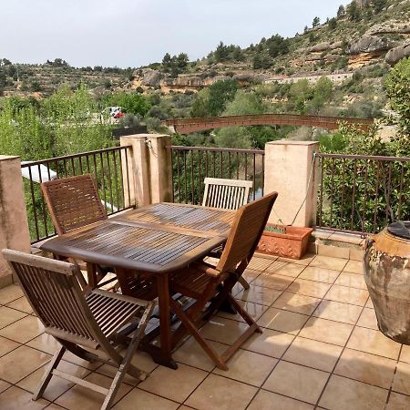 Вилла Cal Roig Margalef Экстерьер фото